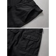 thumbnail image 5 of Mens Cargo Shorts, Relaxed Fit Cotton Casual Work Shorts with 8 Pockets, 11-inch Inseam,Black Size 36, 5 of 7
