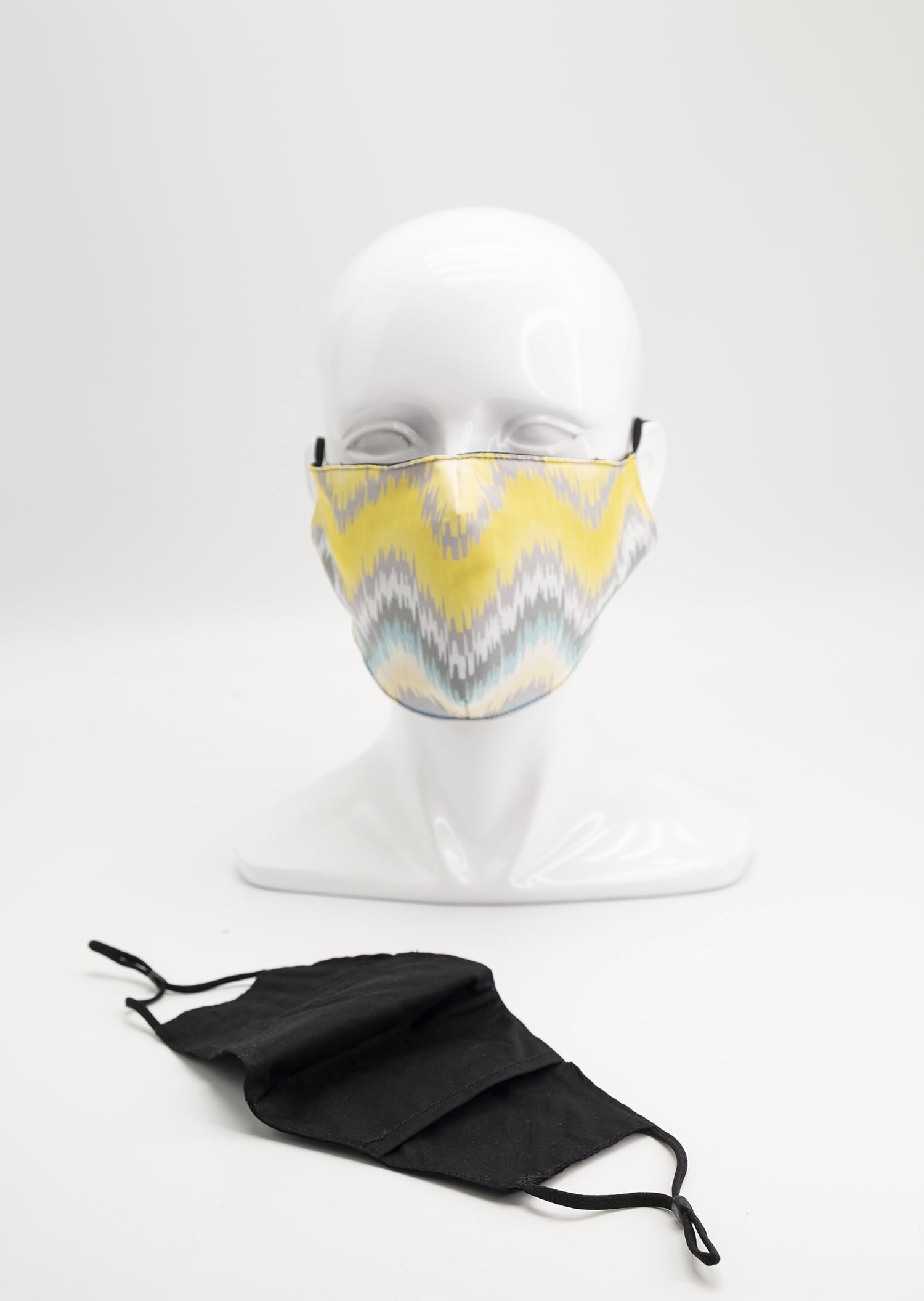 SINGLE PACK FACE MASK WITH ADJUSTABLE STRAPS AND POCKET FOR FILTER