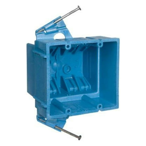 Carlon BH235A SuperBlue 2-Gang New Work Hard Body Wiring Box - Quantity 48