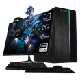 thumbnail image 1 of Xtreme PC Gaming AMD Radeon Vega 7 Ryzen 5 5600GT 32GB SSD 1TB Monitor 27 WIFI Black, 1 of 6