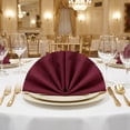 thumbnail image 5 of Unique Bargains 12Pcs Washable Reusable Dinner Cloth Napkins Burgundy 12x12inch, 5 of 6