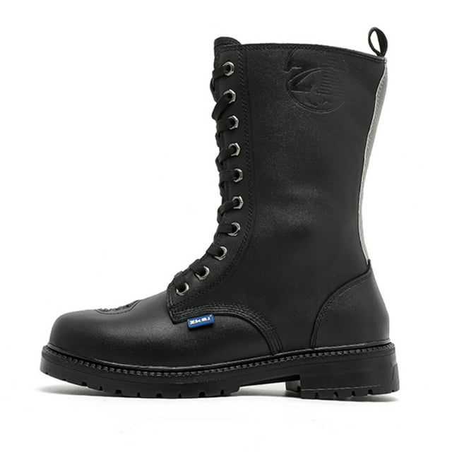 Botas de moto elegantes: diseño clásico, cómodas y transpirables, adecuadas tanto para desplazamientos diarios como para conducción informal.,Negro,35