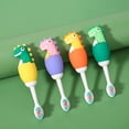 thumbnail image 3 of Coofit Baby Toothbrush Dinosaur Cartoon: 4PCS Soft Toddler Toothbrush Infant Toothbrush, 3 of 10