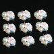 thumbnail image 5 of 10X FLOR Botón de de imitación Perla Decoración de Accesorio de lazo de de bricolaje , 1,7 x 2,2 cm 1.7 x 2.2cm Gloria Adornos cristalinos, 5 of 9