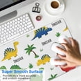 thumbnail image 4 of Long Mouse Pads for Desk,White Dinosaurs Palms Names Pattern Desk Mats on Top Of Desks, Desk Mouse Pad Extra Large with 3mm Non-Slip Base and Stitched Edge for Gaming,Office,Work,Home 31.5"x11.8", 4 of 6