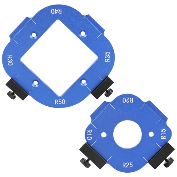 Aluminium Alloy Router Radius Jig Compact High Precision Router Corner Template for Furniture Edge or DIY Project