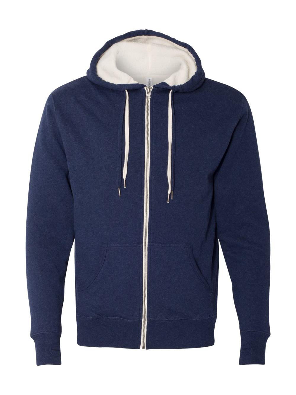 Independent Trading Co. - Fleece Unisex Sherpa-Lined Hooded Sweatshirt ...