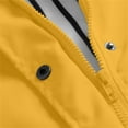 thumbnail image 5 of CHENge Kids Waterproof Rain Jacket Boys Girls Lightweight Raincoat Teen Full Zip up Button Down Coat Windbreaker Unisex Hooded Jacket Back to School Clothes Outdoor and Paly Wear, 5 of 8