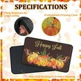 thumbnail image 6 of Fall Door Mat Outdoor, Farmhouse Happy Fall Pumpkins Doormat, Funny Autumn Welcome Mat for Entrance Home Decor, Thanksgiving Rustic Yard Decorative Floor Mat for Home Front Door Indoor(30"x17"), 6 of 6