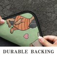thumbnail image 6 of Cute Cartoon Dachshund Door Rugs,Washable Non Slip Door Mats Indoor,Decorative Door Mats,Entry Mat Indoor for Entrance,Bedroom,Kitchen,Bathroom,30"x17", 6 of 6