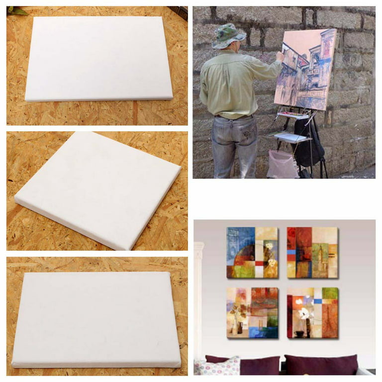 Professional Blank Drawing Board White Wooden Art Frame Artist Canvas Frame  Painting Board Art Paint Craft Oil Paint Board 30X40CM