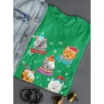 thumbnail image 3 of Christmas Kittens T-Shirt Women -Smartprints Designs, Female 3X-Large, 3 of 4