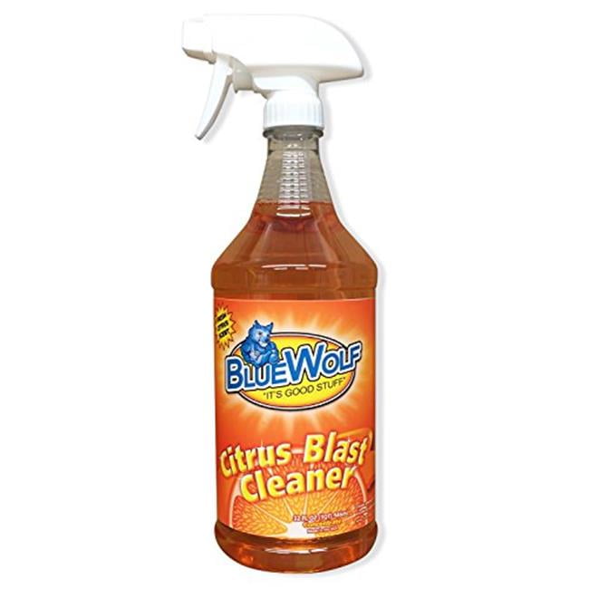Blue Wolf Sales & Service BW-CBQ Citrus Blast Cleaner & Degreaser Spray Bottle - 32 oz