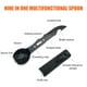 thumbnail image 3 of Spork de Acero inoxidable con silbato Para campamento al aire libre negro Ehuebsd, 3 of 9