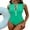 Aqe, variant on Zipper One Piece Swimsuit for Womens Racerback Modest Swimming Suit High Neck Monkini Swimwear
