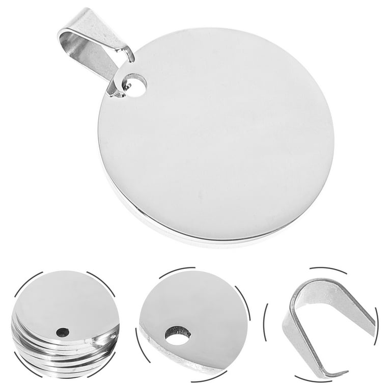 Identification Tag (Dog Tags) Blank: Silver – Vanguard Industries