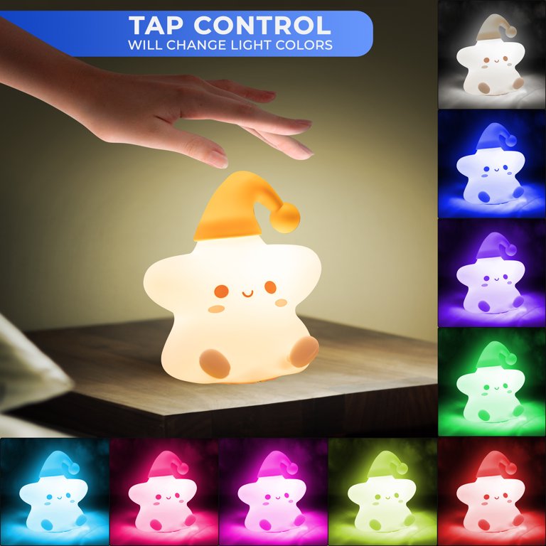 One Fire Baby Night Light Kids Night Light, 8 White Noise 6 Films Projector Light For Kids, Cute Christening Gifts For Girls Baby Girl Gift, Remote
