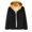 Black, variant on Womens Color Block Rain Jacket Lightweight Waterproof Raincoats Packable Long Sleeve Full Zip Overcoats with Pockets (XL, Purple)