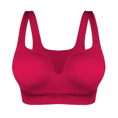 

ANXINDABX Women Sport Bras Yoga Shirt Fitness Running Vest Underwear Padded Bra Crop Sports Workout Top Wireless Push Up Brassiere