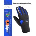 thumbnail image 2 of INBIKE Winter Cycling Gloves Cold Weather Thermal Windproof Gel Road Bike Gloves Blue XX-Large, 2 of 7