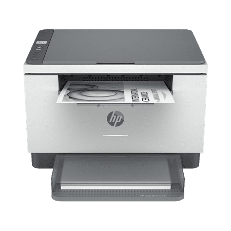 HP - LaserJet M234dw Wireless AI-Enabled Black-and-White Laser Printer - White & Slate