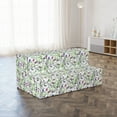 thumbnail image 2 of Floral Foldable Mattress, Lilac Wild Flowers Design, 78.7" x 47.2", Green Pale Fuchsia, by Ambesonne, 2 of 4