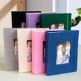 thumbnail image 6 of Photo Album 4x6 Pictures, Small Linen Slip-in Photo Albums Book for 104 Photos with 52 Pockets, Birthday Gifts for Women Mom Family Baby, 6 of 7