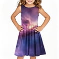 thumbnail image 2 of LOVZFMLL Robe Imprimée Mignonne pour Enfants Camisole Extensible Robe Sans Manches Robe Trapèze, 2 of 4