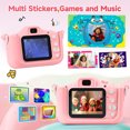thumbnail image 4 of PayUSD Kids Camera Unicorn Selfie Camera Toys for Toddlers Ages 3+ Girls Boys HD Digital Video Camera 32GB, Christmas Birthday Gifts, Pink, 4 of 8