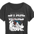 thumbnail image 3 of Star Wars - Luke Vs Vader - Women's Short Sleeve Classic Fit Tee, 3 of 5