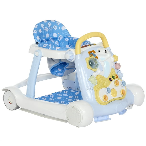 Dream On Me Splash Walker And Activity Center In Aqua Walmart Com Walmart Com