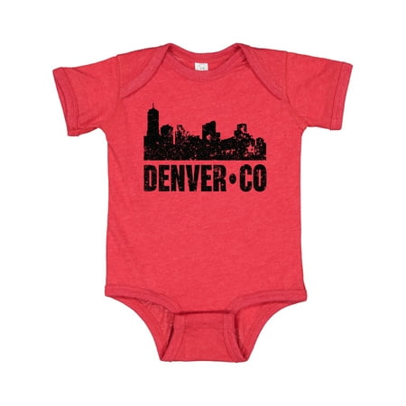 

Inktastic Denver Colorado Skyline Grunge Gift Baby Boy or Baby Girl Bodysuit