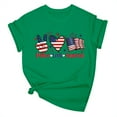 thumbnail image 7 of HEILAU 4th of July Shirts for Women Independence Day American Flag Graphic Tees Patriotic :Premium Cotton Crewneck USA Short Sleeve T Shirt Summer Tops, 7 of 7