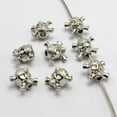 thumbnail image 5 of U8MO 100 Silver Tone Metallic Acrylic Skull Big Hole Pony Beads Craft DIY-2# 12X7mm, 5 of 9