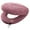 A, variant on CurioCo Plush Velvet Toilet Seat Cover - Fuzzy Bathroom Seat Warmer with Waterproof Backing & Zipper Handle, Washable Decorative Toilet Lid Cover for Winter Comfort