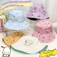 thumbnail image 2 of Sanrio-Sombrero de pescador Kawaii Hello Kitty, visera Reversible de dibujos animados, Cinnamoroll My Melody, Pochacco, Bad Badtz, Maru LIUWENJING unisex, 2 of 2