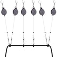 thumbnail image 1 of VR Cable Management for Oculus Quest 2, Ceiling Pulley System for HTC Vive/Vive Pro/Oculus Rift/Rift S/Link Cable for Oculus Quest/Valve Index VR Accessories (Black, 6 Pack), 1 of 7