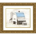 thumbnail image 1 of Shamp, Cindy 18x15 Gold Ornate Wood Framed with Double Matting Museum Art Print Titled - Barn I, 1 of 4