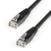 StarTech C6PATCH6BK 6ft. Cat 6 6 ft. RJ45 UTP Gigabit Patch Cable Black