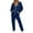 tg08#-Navy, variant on Women's Trousers Suit Stylish Casual Drawstring Hoodie High Waist Pants Two Piece Set for Everyday and Wear