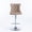 Khaki, variant on Swivel Velvet Bar Stools Set – Height Adjustable 25-33 Inches, Chrome Base, Tufted Back, Modern Upholstered for Home, Pub, Kitchen Island