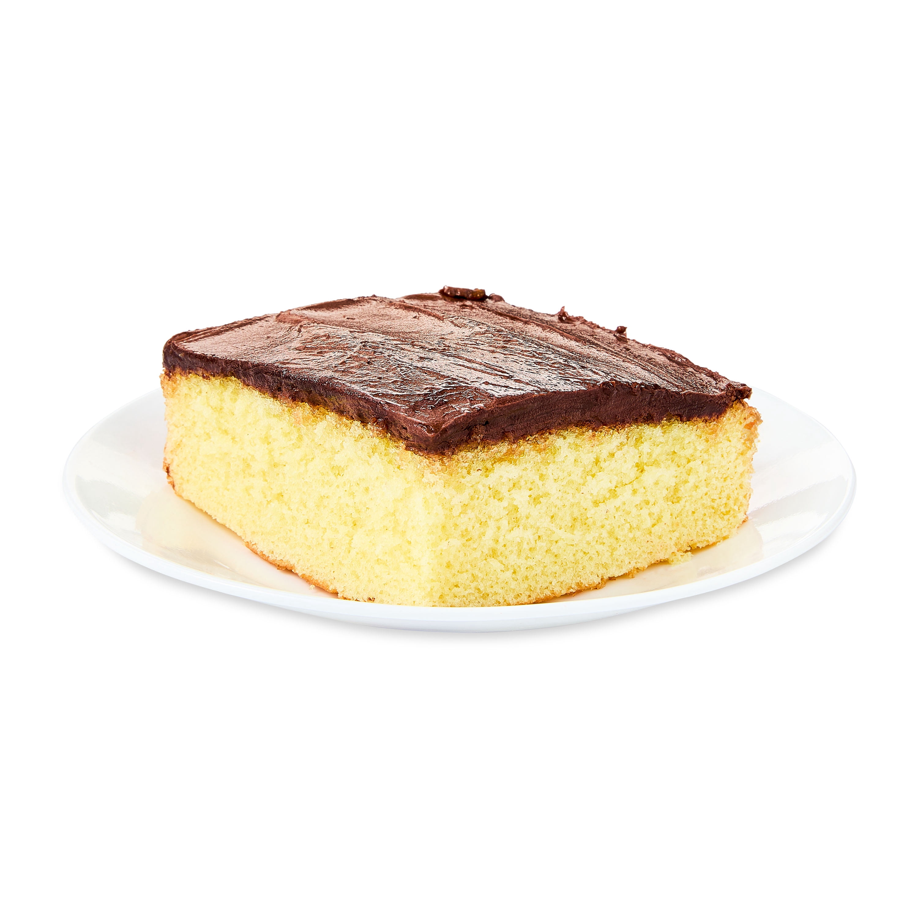 Freshness Guaranteed Yellow Cake Square, Chocolate Icing, Serves 2, 6oz (Refrigerated Cakes)