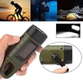 thumbnail image 3 of Solar Powered Flashlight Hand Crank Rechargeable Led Light Lamp Charging Torch, 3 of 4