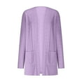 thumbnail image 5 of HAiming Cardigan Sweaters for Women Casual Lightweight Open Front Long Sleeve Jackets Fall Knit Outwear with Pocket, 5 of 6