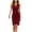 Red, variant on LYEAA Cocktail Dresses for Women Sleeveless V Neck Knee Length Dress Faux Wrap Sheath Elegant Dress Bodycon Solid Color Evening Gown Dress Fashion Club Dress Stretchy Ruched Dress Red S