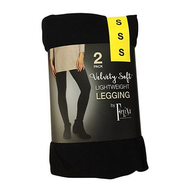 Legging Velvety Super Soft LightWeight By Felina Black 2