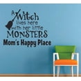 thumbnail image 1 of Mom's Happy Place Cute Quote Customized Wall Decal - Custom Vinyl Wall Art - Personalized Name - Baby Girls Boys Kids Bedroom Wall Decal Room Decor Wall Stickers Decoration Size (18x20 inch), 1 of 1