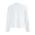 thumbnail image 4 of Vedolay Women's Tops Suit Jackets for Women Blazer for Work Coat Business Casual Slim Fit Formal Ladies Jacket,White XL, 4 of 5