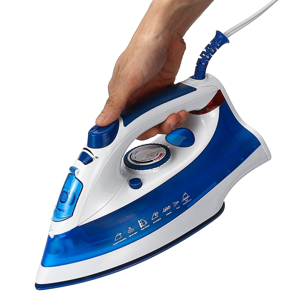 110V 1200W Professional Steam Iron with Stainless Steel Soleplate and