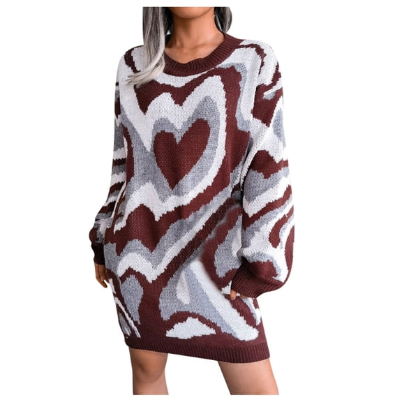 Vedolay Fall Sweaters 2023 Solid Pullover Turtleneck Blouse Long Sleeve Plush Tops Sweater Red,L